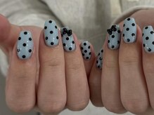 ジェミーネイル エビス(Jemiy nail ebisu)/パステルドットリボン