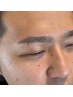 【1ヶ月以内】メンズ　アイブロウ　WAXスタイリング