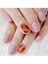 アップネイル/べっ甲アート定額ネイル