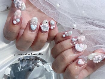 アマリリス(Amaryllis)/3Dパーツ:ミャクミャクネイル♪