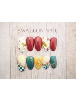 手描きアートが得意なサロン