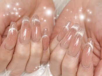 アリュール(Allure)の写真/浮かない、取れない、折れない！チップ長さだし×アートやり放題で理想の指先に♪