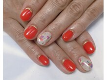 ネイルサロン ビューティーマジック 川口店/リーフホロネイル