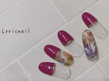 リリックネイル 本八幡店(LyricNail)/フラワーホイルネイル
