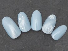 フリル(FRILL)/雪の結晶ネイル☆初回￥8800