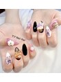 ティティネイルバー(T.T Nail Bar)&nbsp;チップ長出・おぱんつうさぎアート・キャラクターネイル付け放題
