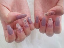 リーチェ(Riche)の雰囲気（シンプルアート4本で大人可愛く◎）