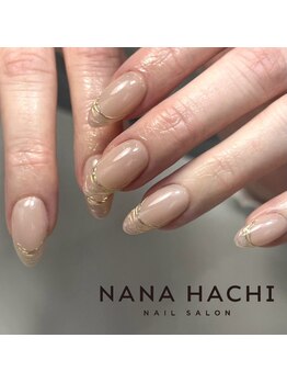 ナナハチ(78 nana-hachi)の写真/大人の女性にぴったりの上品ネイルで見惚れてしまう指先に♪カラーも豊富に用意◎何度も見たくなる爪先へ！