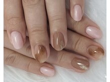 アイズモア 京王八王子店(Eye's More～eyelash＆nail～)/ニュアンス×乳白カラー
