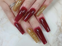 ココネイル(COCO NAIL)/ボルドー ロングスカルプ