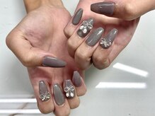 ネイルネージュ 錦糸町(Nail Neige)/スカルプ長さだし/ワンカラー