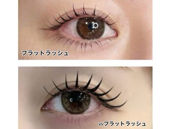 フェリーチェ(FELICE)の写真/【最新!!フラットラッシュ&Wフラットラッシュ】“束感”仕上げが可愛く盛れる!!大人可愛い理想の目元に…☆