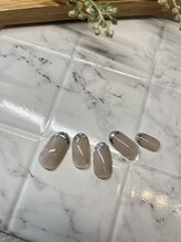 エリートネイル(Elite Nail)/ガラスフレンチネイル