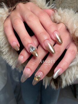 アソート 神戸元町(Assort)/シンプルアート 別途パーツ代