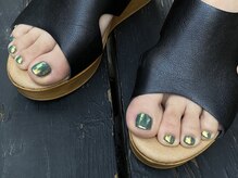 ビーハ ネイル(BeHA)/オーロラフットネイル