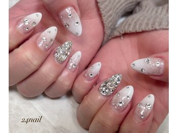 ニーヨンネイル(24nail)/キラキラネイル
