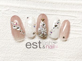 エストラッシュアンドネイル 銀座店(est lash&nail)/クリスマスツリーネイル