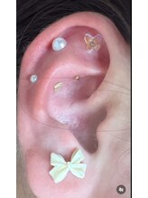 サロン デ リブレ 加古川店(salon de Libre)/大きいパーツでピアス風にも