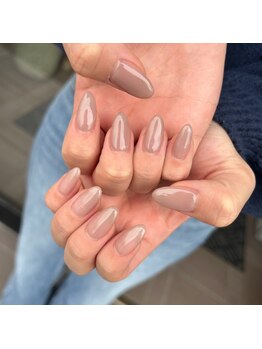 トータルサロン 白べぇーっ プラス/ちゅるちゅるワンカラーネイル♪