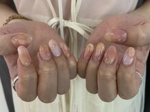 トリニティー(TRINITY)/桃ネイル　by長谷川