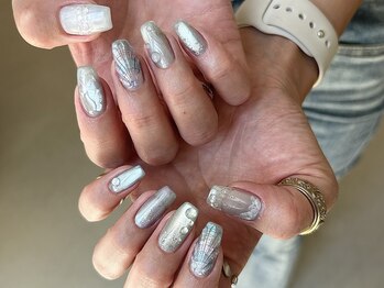 美フォルム×フィルインネイル