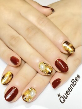クインビー(Queen Bee)/【ハンドジェル】定額ネイル