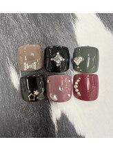ネイルサロン ラメール(Nail Salon lamer)/フットワンカラー選べるストーン