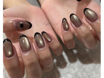 ネイルサロン ティフィン(tiffin)/～シアーブラックネイル～