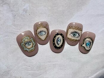 ゆびノさき イバラキシ(ibarakishi)/Eye アート