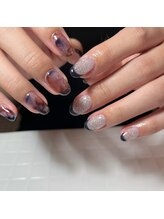 プリュネ(Prune)/フレンチ/フラッシュ/ブラウン