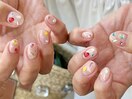 カラフルストーンネイル