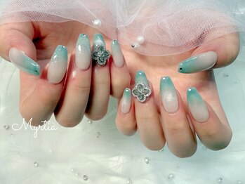 ネイルサロンミルティア(Myrtia)の写真/【丁寧ケア込★持ち込みデザインOK!2本まで¥6600/6本まで¥7980/10本まで¥9800】新規オフ無料の高技術サロン