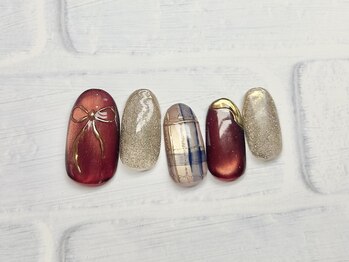 アルク バイ ネオリーブ 荻窪店(arc by neolive)/12月定額/りぼんネイル