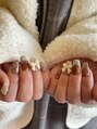 ミミン バイ フェリモ(mimin.by felimo) Mocha base with classic white French