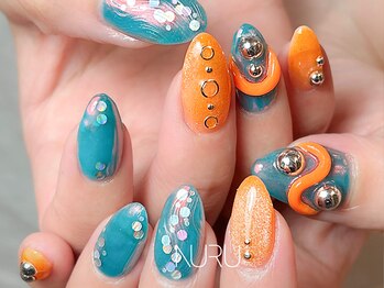 ヌル ネイル 新宿(NURU NAIL)/個性派/新宿西口/定額/アート