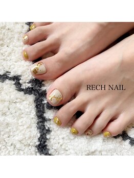 レッシュネイル サロンアンドスクール(RECH NAIL salon&school)/上品で爽やかな春ネイル