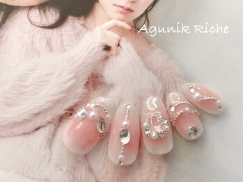 アグニークリッシェ(Agunik Riche)/【チークネイル】
