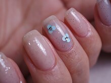 パズルリングネイル(Puzzle.ring Nail)/ホログラムdeお花ー￥7480