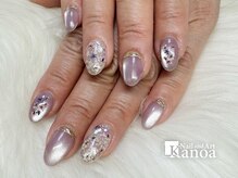 カノア(Kanoa)/ガラスマグネット×押し花