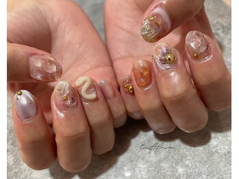 ネイルサロン ティフィン(tiffin)/~ショート秋ネイル~