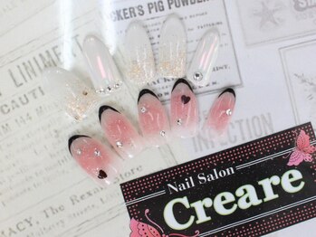 クレアーレ(Creare)の写真/天王寺の高技術サロン【オフ込み/持ち込み可】デザインし放題¥7000☆カラー200種類で自由自在なデザイン♪