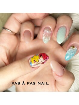 パザパネイル(pas a pas nail)の写真/持ち込みデザインOK◎繊細なキャラネイル、コンサートネイルお任せください♪高い技術力で素敵なお手元へ★