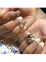 トータルサロン 白べぇーっ プラス/星ネイル
