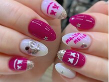 スリーラッシュアンドエルフネイル 下上津役店(threelash&elf.nail)/マシュメロネイル/パラジェル