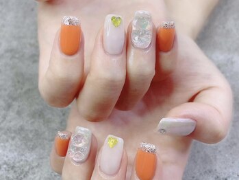 プライズアイリス アイラッシュ 池袋東口店(prize Iris eyelash)/うるうるくまちゃんネイル