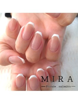 ミラ(MIRA)/浅めフレンチネイル☆