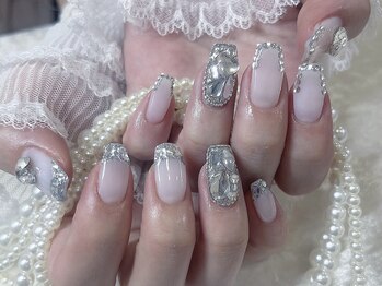 ミナミネイル(MINAMI NAIL)/ガラスフレンチ9500円