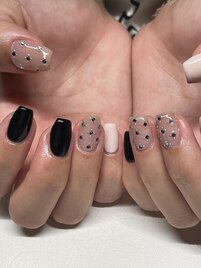 ブラック × ピンク