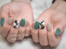 ネイルサロンアンドスクール エーアール(AR)/キラキララメ入りリング！