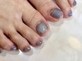 フットネイルもパラジェルで